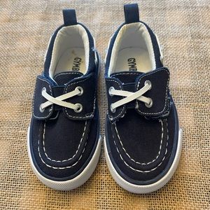 Gymboree navy blue boat shoes